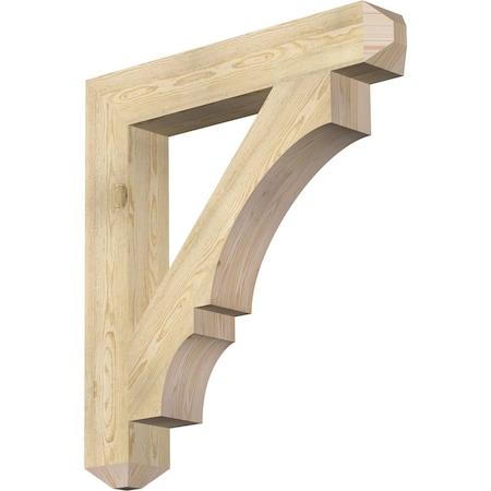 Ekena Millwork Balboa Craftsman Rough Sawn Bracket, Douglas Fir, 6"W x 38"D x 42"H BKT06X38X42BOA04RDF